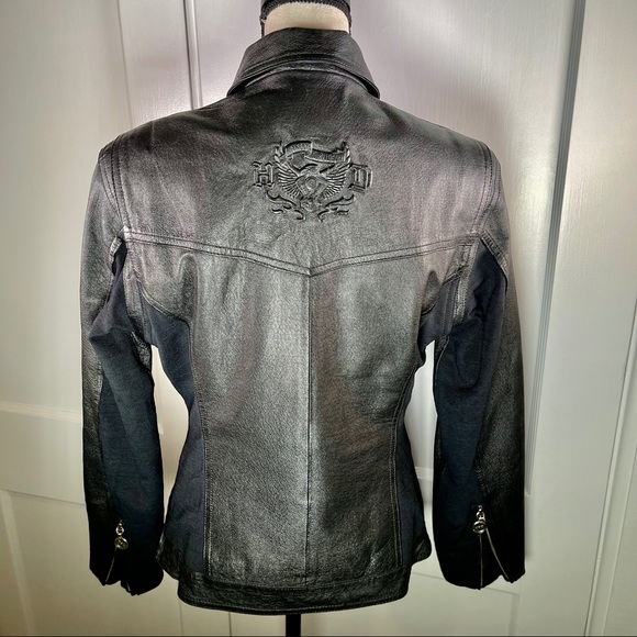 Harley Davidson Leather Jacket - Picture 3 of 14